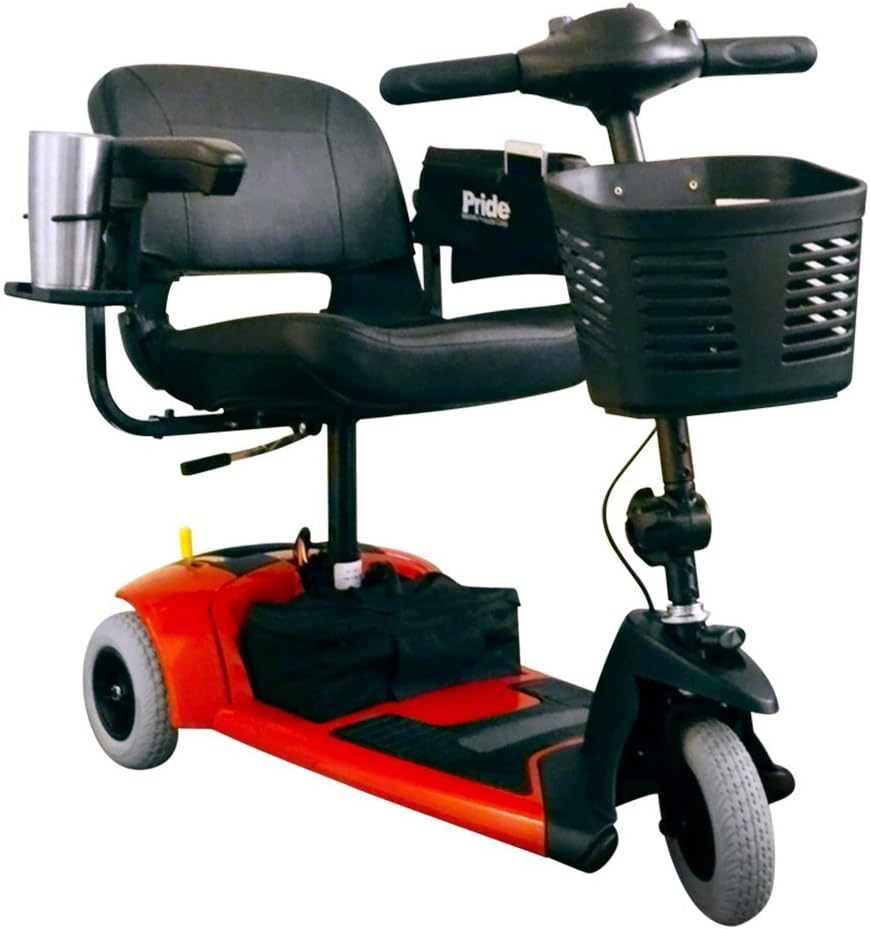 Pride Mobility Travel Pro lightweight 3 wheel scooter for elderly users
