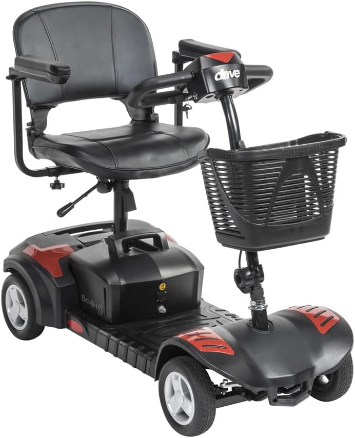 Drive Medical Spitfire Scout affordable mobility 4 wheel scooter for seniors