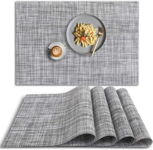 Non-Slip Heat Resistant Place Mats, Washable