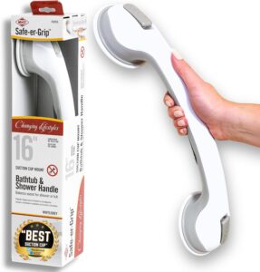 suction cup grab bar for shower and bathtub